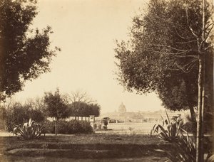 सेंट पीटर्स फ्रॉम द पिंकियन हिल, 1853-56। द्वारा संभवतः जेन मार्था सेंट जॉन द्वारा।