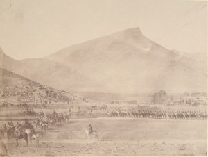 [खिवा के खान के शिकार के लिए प्रस्थान], 1840-60 के दशक। द्वारा संभवतः लुइगी पेस द्वारा।