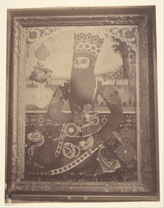 [फत-अली शाह, पेंटिंग जो एक बार हमाह की थी] शौला, राजा के चाचा।], 1840-60 के दशक। द्वारा संभवतः लुइगी पेस द्वारा।