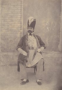 नासिर अल-दीन शाह, सीए। 1855-58। द्वारा संभवतः लुइगी पेस द्वारा।