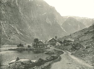 टेलीफोन स्टेशन और होटल, गुडवांगेन, नॉर्वे, 1895।