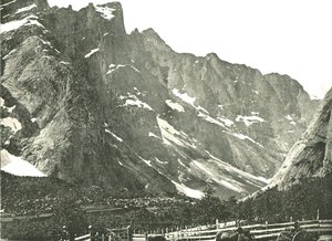 ट्रोलटिंडेन पर्वत, होर्गहेम, नॉर्वे, 1895।