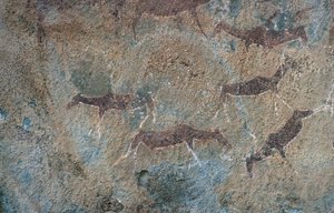 जानवरों के आंकड़े (गुफा पेंटिंग) द्वारा प्रागैतिहासिक प्रागैतिहासिक