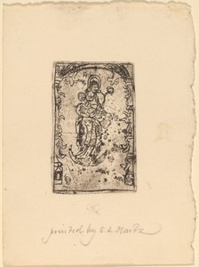 मैडोना और बच्चा द्वारा संभवत: नीदरलैंड की 15वीं सदी