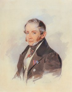 संगीतकार काउंट मैटवे विल्गॉर्स्की का चित्रांकन 1794-1866, 1830 के दशक में द्वारा प्योत्र फ्योडोरोविच सोकोलोव