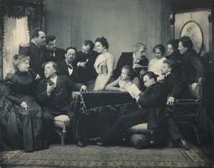 नाटक द सीगल, 1899 के अभिनेताओं के बीच एंटोन चेखव द्वारा प्योत्र पेट्रोविच पावलोव