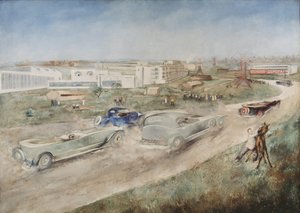 कार रेस, 1930 द्वारा प्योत्र व्लादिमीरोविच विलियम्स