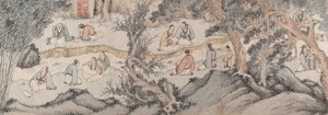 ऑर्किड पवेलियन में इकट्ठा होना, 1560 तक का है। द्वारा कियान गु