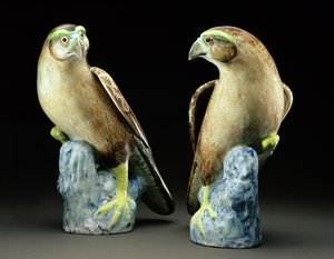 अकाल गुलाब की एक जोड़ी (चीनी मिट्टी के बरतन)