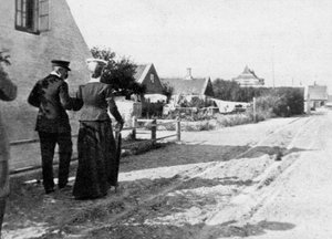 स्केजेन, डेनमार्क में लैंडिंग, 1908। द्वारा रानी एलेक्जेंड्रा