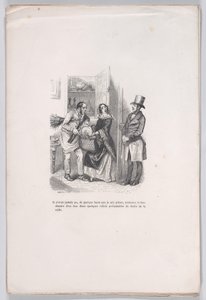 मानव जीवन के छोटे दुखों से बचा हुआ, 1843। द्वारा क्विचोन