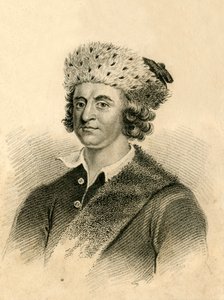 बम्पफिल्ड मूर केरीव - भिखारियों का राजा, 1821। द्वारा आर। पेज