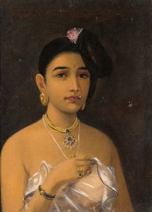 मालियाली ब्यूटी (कैनवास पर तेल)