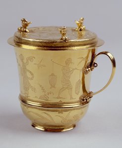 गोल्ड चॉकलेट कप, c.1685 (सिल्वर) (208938 देखें) द्वारा राल्फ लीक