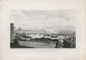 वाटरलू ब्रिज, लंदन, 18 जून 1817 को खुला द्वारा रामसे रिचर्ड रीनागले