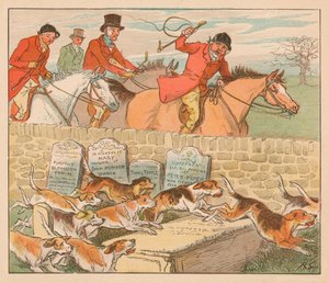 जैसे ही यह दृश्य देखने में आता है, c1883 द्वारा रैंडोल्फ़ कैल्डेकॉट