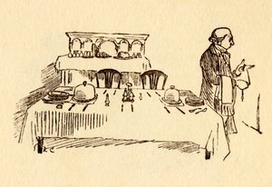 एडमॉन्टन में बेल इन, 1878, सी 1918 में लेड टेबल। द्वारा रैंडोल्फ़ कैल्डेकॉट