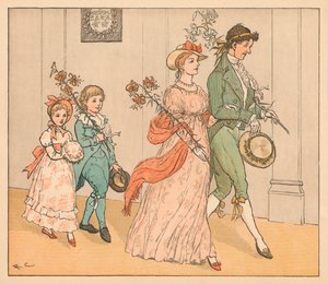 ... पिक्नीज, एंड द जॉबलीज़, और गैरीलीज़ ..., c1885, 1934। द्वारा रैंडोल्फ़ कैल्डेकॉट