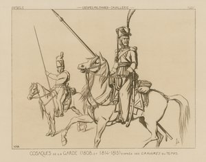 गार्ड के रूसी Cossacks (1808 और 1814-15) द्वारा राफेल जैक्विमिन