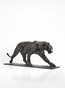 पैंथर चलना, पीछे पैर उठाना, c.1904 (कांसे का कांस्य)
