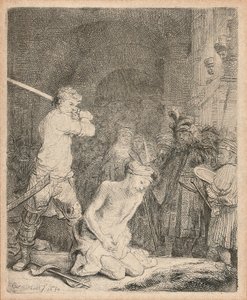 जॉन द बैप्टिंग ऑफ़ द बैपटिस्ट, 1640 द्वारा रिमब्रांड वैन रिजन