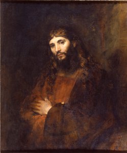 रेम्ब्रांट वैन रिजन द्वारा क्राइस्ट विद आर्म्स फोल्ड (1606-1669) द्वारा रिमब्रांड वैन रिजन
