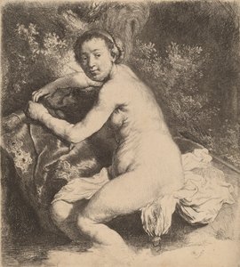 डायना एट द बाथ, सी। 1631. द्वारा रिमब्रांड वैन रिजन