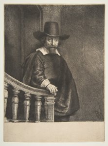 एप्रैम बुएनो, यहूदी चिकित्सक, 1647। द्वारा रिमब्रांड वैन रिजन