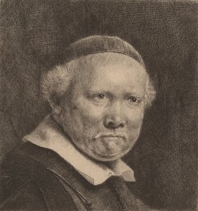 लिवेन विलेम्स्ज़ वैन कोपेनोल: द लार्जर प्लेट, 1658। द्वारा रिमब्रांड वैन रिजन