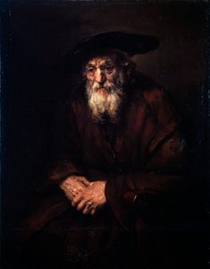 एक पुराने यहूदी का चित्रण, 1654। द्वारा रिमब्रांड वैन रिजन
