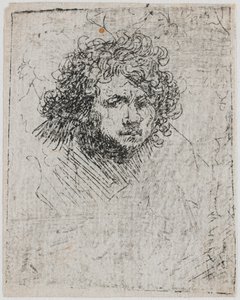 सेल्फ-पोर्ट्रेट, सीए 1626-1629। द्वारा रिमब्रांड वैन रिजन