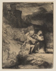 द एगनी इन द गार्डन, सीए। 1652। द्वारा रिमब्रांड वैन रिजन