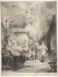 द डेथ ऑफ़ द वर्जिन, 1639। द्वारा रिमब्रांड वैन रिजन