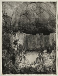 एन्टॉम्बमेंट, सी। 1654। द्वारा रिमब्रांड वैन रिजन
