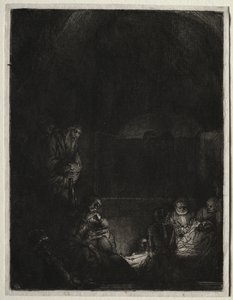 एन्टॉम्बमेंट, सी। 1654। द्वारा रिमब्रांड वैन रिजन