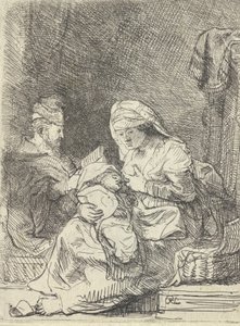 पवित्र परिवार, सी। 1632. द्वारा रिमब्रांड वैन रिजन