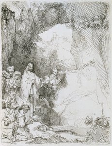 द राइज़िंग ऑफ़ लाजर, 1642 द्वारा रिमब्रांड वैन रिजन