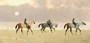 डाइपेप, 1892 में समुद्र तट पर सवार। द्वारा रेने पियरे चार्ल्स प्रिंसटेउ