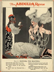 अब्दुल्ला सिगरेट, 1920 के दशक द्वारा रेने विंसेंट