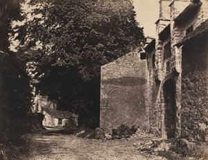 गेटवे टू बोरविक हॉल, लंकाशायर, 1855। द्वारा रेव। जॉन रिचर्डसन मेजर