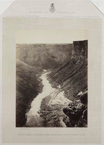 ग्रांड कैनन, कोलोराडो नदी, कनाब वाश का मुहाना, पश्चिम की ओर देखना द्वारा रेवरेंड जॉर्ज विल्सन ब्रिज