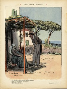 Le Rire, 24/02/12 में रिकार्डो फ्लोर्स (1878-1918) का चित्रण - कोटे डी'ज़ूर ... रैपिडिटी - मेडिकल, कंट्रीसाइड, मरीन मरीन सीसाइड, अंडरटेकर, कोटे डी'ज़ूर