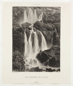 द टिवोली फॉल्स', सी 1841 द्वारा रिचर्ड (बाद में) डड्डो