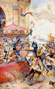 टॉवर ब्रिज पर एक जाम, &39;हचिन्सन की कहानी ब्रिटिश राष्ट्र की&39; द्वारा रिचर्ड बीविस