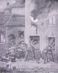 दुश्मन के साथ पकड़ में: वेवरली बुक कंपनी लिमिटेड, c.1920 द्वारा प्रकाशित महान युद्ध खंड 3 के इतिहास से Ypres में घर से लड़ने वाले घर द्वारा रिचर्ड केटन वुडविले