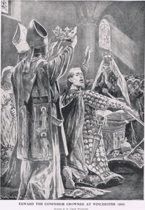 एडवर्ड द कन्फैसर ने विनचेस्टर में 1043 में &39;हचिन्सन की कहानी ब्रिटिश नेशन&39; से प्राप्त की, c.1920