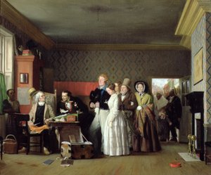 नाविक की शादी, 1852 (कपड़े पर तेल) द्वारा रिचर्ड केटन वुडविले