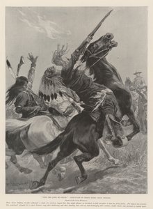 मौत के जबड़े में, तीन विद्रोही Sioux भारतीयों का निष्पादन