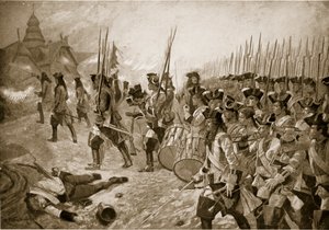 ब्लेनहेम की लड़ाई: गांव में तूफान, &39;हचिन्सन की कहानी ब्रिटिश राष्ट्र की कहानी&39;, c.1923 से