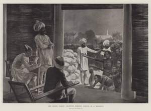 भारतीय अकाल, एक रेजीडेंसी में भूखे रहने वाले मूल निवासी